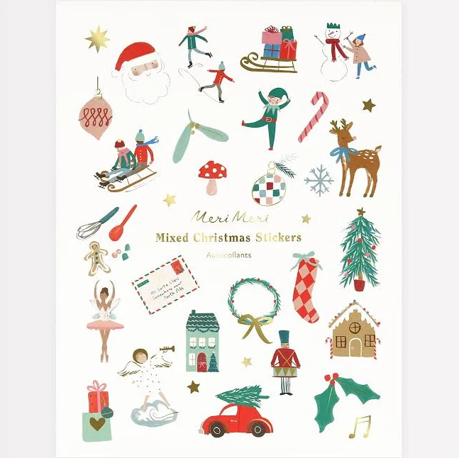 Meri Meri Mixed Icon Christmas Stickers