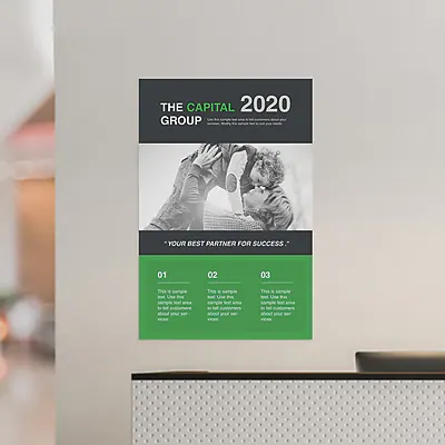 Custom Adhesive Posters by Staples Print Services