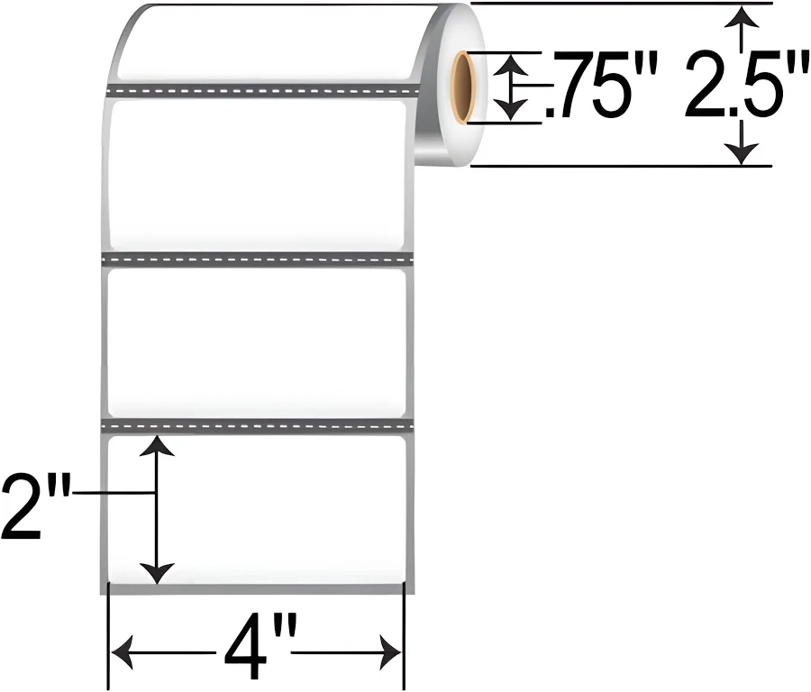 Barcode Labels 4 X 2