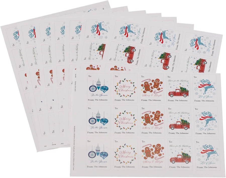 Miles Kimball Personalized Holiday Gift Labels