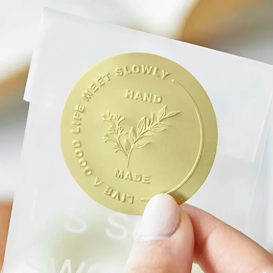 Stamprints Custom Embossed Label Stickers