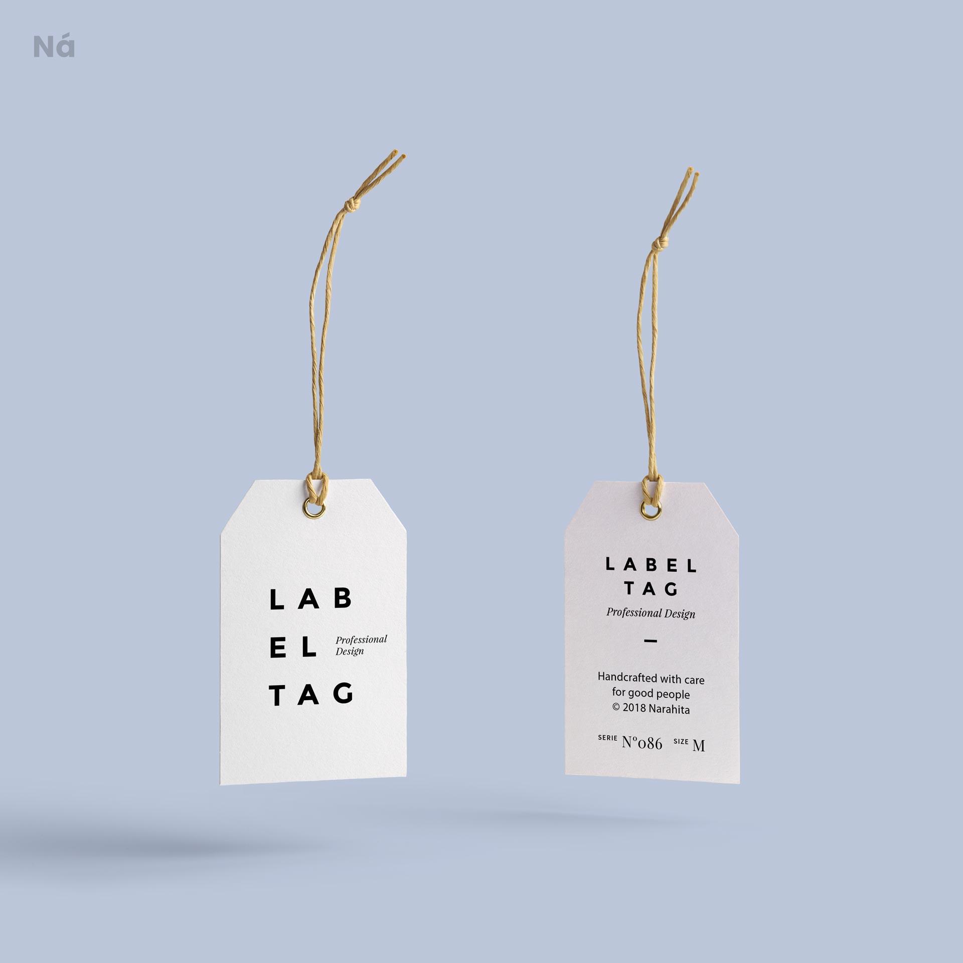 Print Label Tag Double-side (Medium)