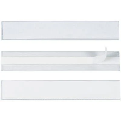 Partners Brand Hol-DEX Self-Adhesive Plastic Label Holder
