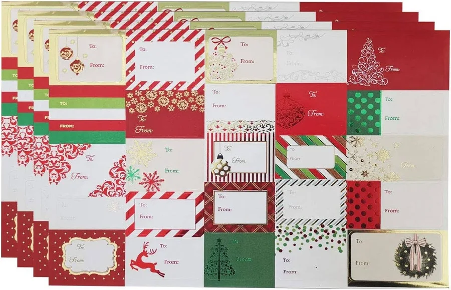 Christmas Sticker Labels