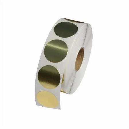 Gold Foil Round Labels