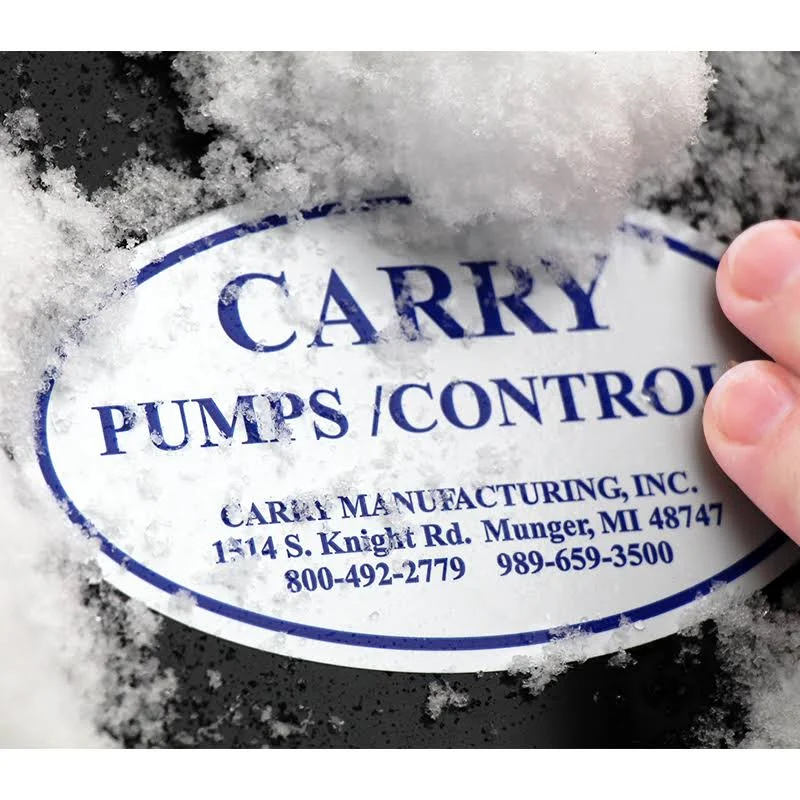 Custom Outdoor Labels - Weatherproof Laminated Polyester with, 4"x3"