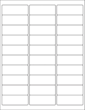 3" x 2" Labels Standard White Direct Thermal