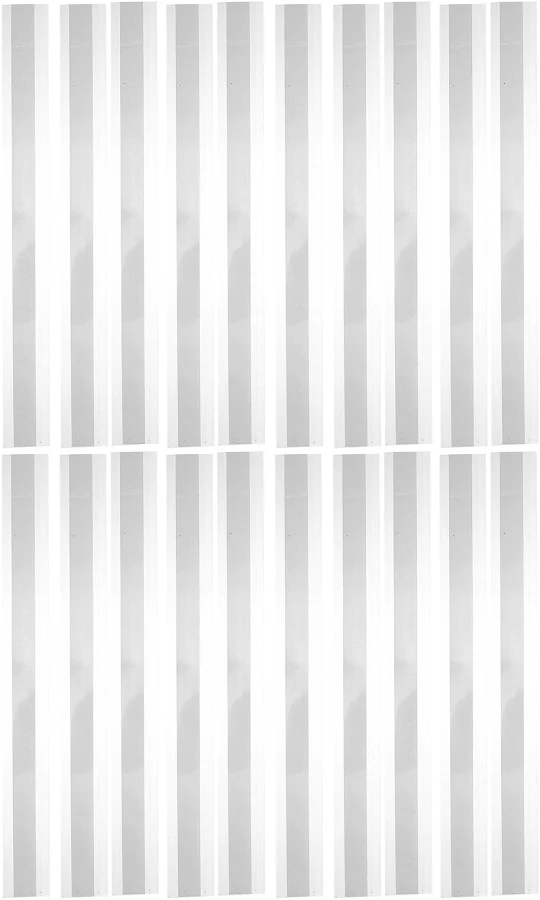 Kontonty Transparent Plastic Shelf Tags Easy Installation for Office Use