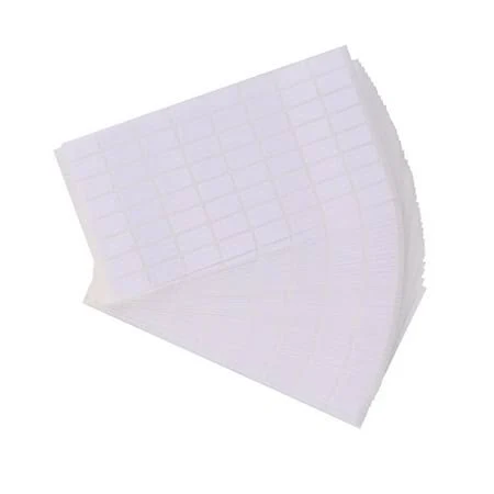 Amosfun 50 Sheets Self Adhesive White Label