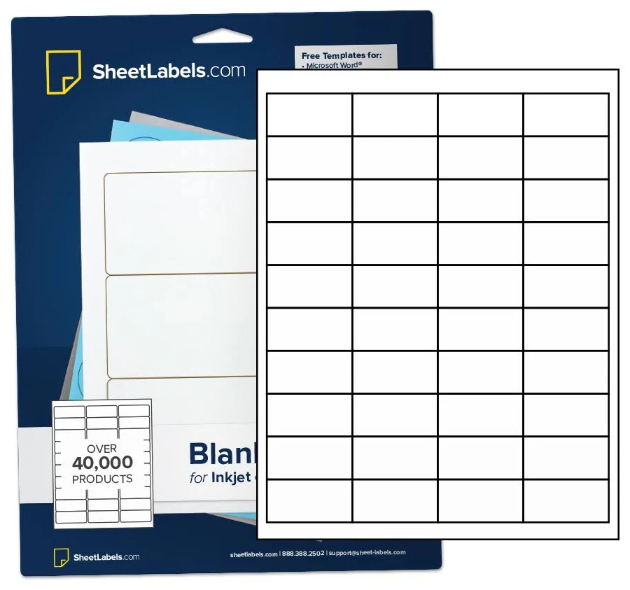 2" x 1" Labels