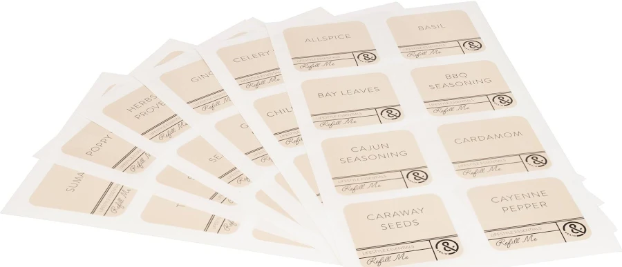 Captivate Herb & Spice Labels 64pc – &Again