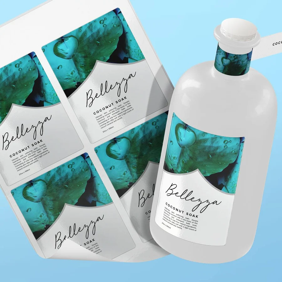 Avery? Custom Rectangle Bottle Labels