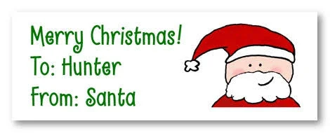 Santa Claus Labels