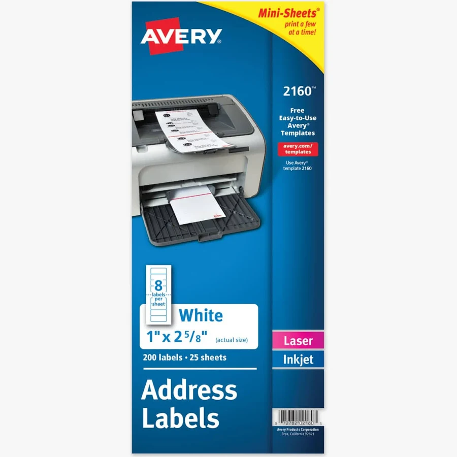 Avery Mini-Sheets Laser/Inkjet