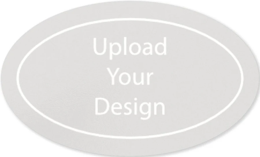 Custom Stickers: 3"x5" Vinyl Oval Sticker | Single Sticker | Business Sticker Printing | Upload Your Design | Walmart Business Print