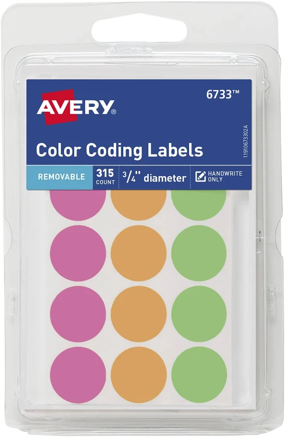 Avery? Color- Coding Removable Adhesive Labels