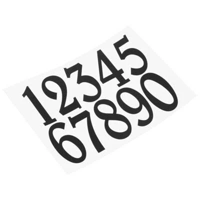 Zaplyte Reflective Mailbox Numbers Sticker 0