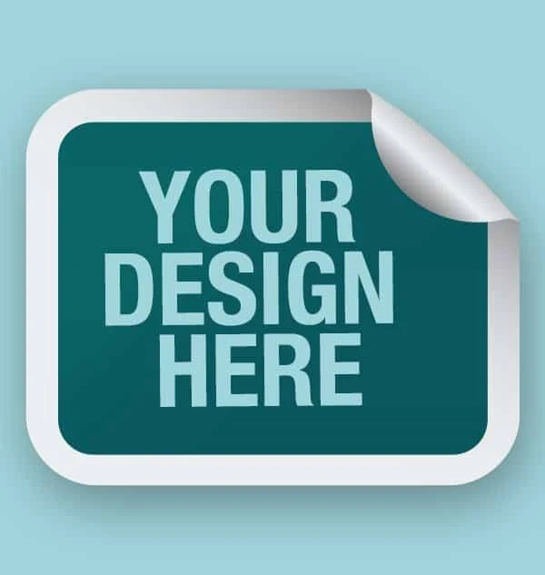 1,000 Custom Clear Stickers Printing - Bulk Clear Stickers