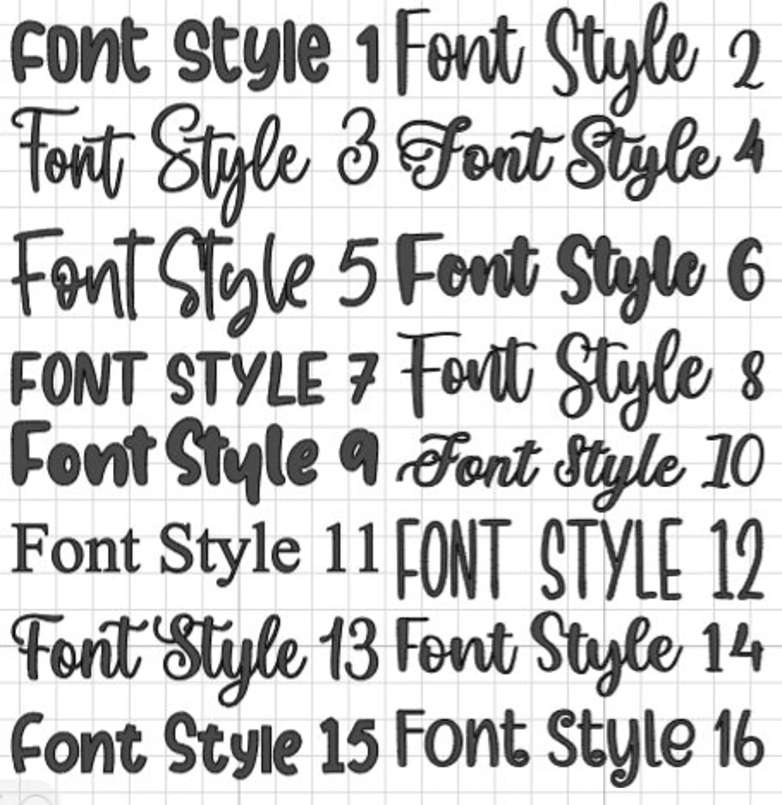 Personalised Vinyl Sticker Labels: Custom Font & Colour