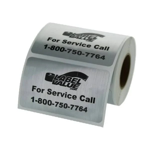 Custom Weatherproof Service Labels | 2.5" x 1.5" | Label Supplies From Label Value