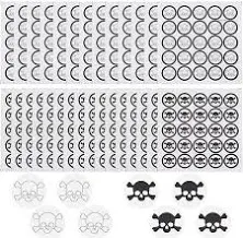 Tizuqe 15 Pairs Kids Floor Stickers Child Nursery Bedroom Living Room Self-Adhes