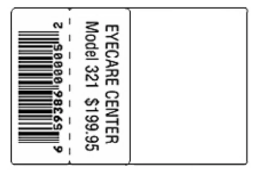 Thermal Transfer TT368-TL Jewellery Tag