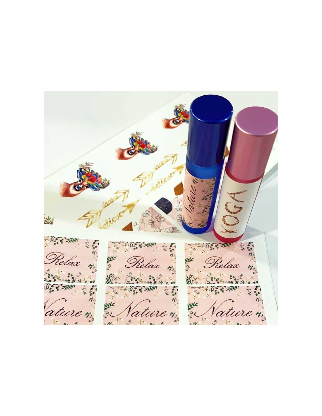 Customizable self-adhesive labels 48 x 31 mm - 36 pcs