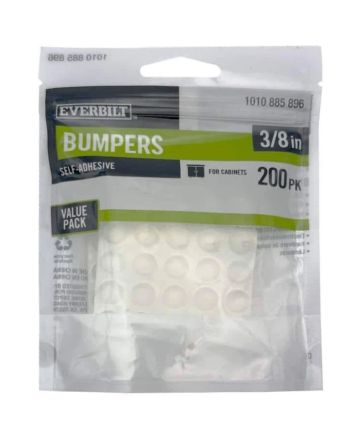 Everbilt Assorted Self-Adhesive Round Vinyl Bumpers