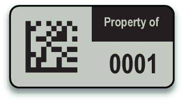 3-mil Flexible Anodized Aluminum Foil Matrix Barcode Labels