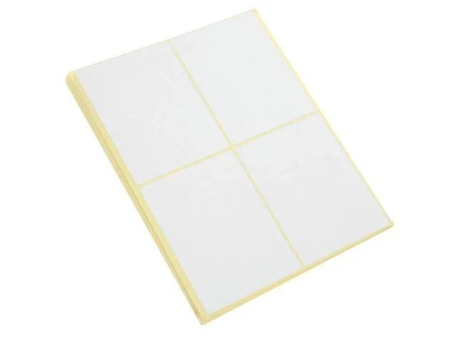 120 Pcs Large White Adhesive els Blank Stickers Write On Tags For Boxes Mailing Packages Filing Products Rectangle Paper Name