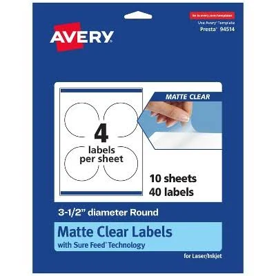 Avery Laser/Inkjet Circle Multipurpose Labels