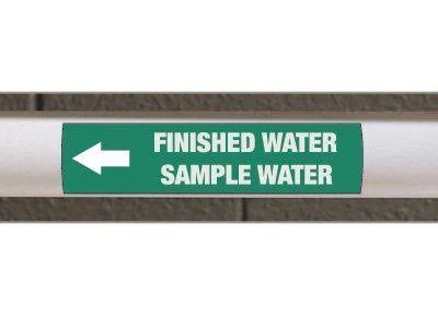Emedco Custom Size Self-Adhesive Pipe Markers