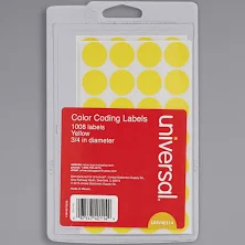Universal Self-Adhesive Removable Color-Coding Labels