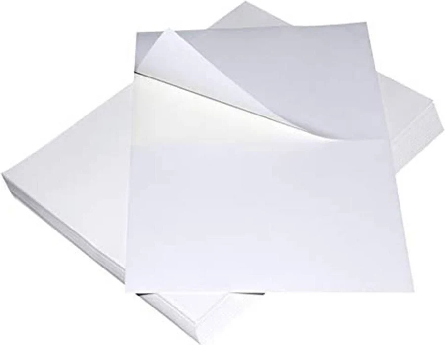 200 Half Sheet Shipping Labels 8.5x5.5 Self Adhesive Label 2 Per Sheet