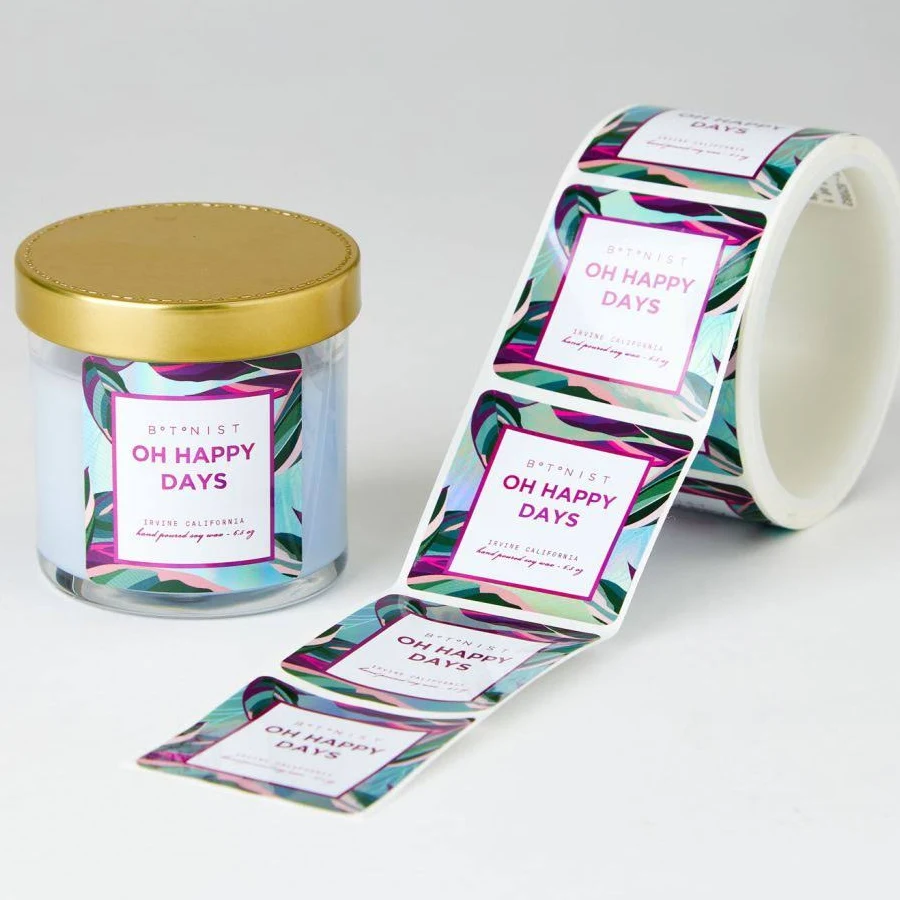 Avery? Custom Glossy White Paper Rectangle Roll Labels