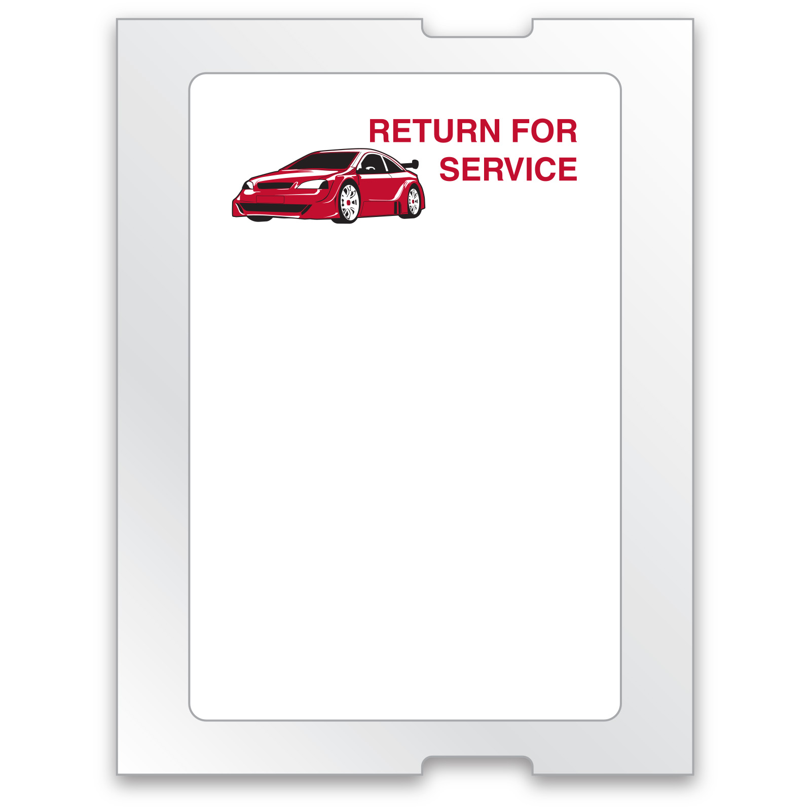 Light Adhesive Labels - Red Car - For 5 in 1, ROLL of 500