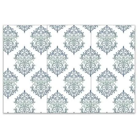 3 Sheets 3 Styles PVC Waterproof Decorative Stickers Self Adhesive Decals for Furniture Decoration Floral 300x150mm for DIY