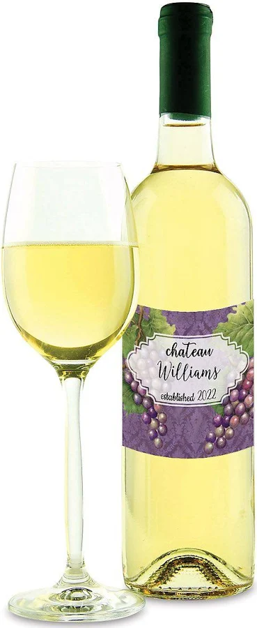 Maroon Vine Custom Wine Labels