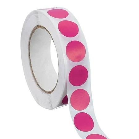 1000pcs Round Stickers Roll 0.5 Inch Self-Adhesive Coding Label