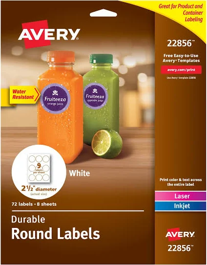 Avery Durable Round ID Labels