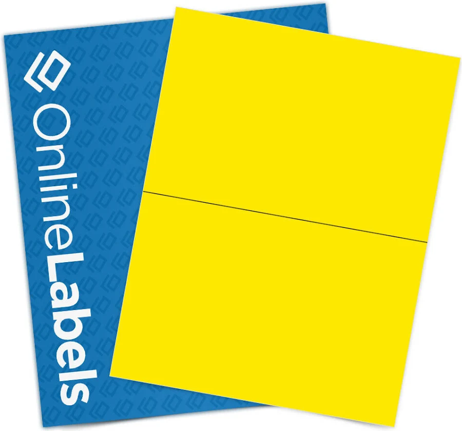 Online Labels 8.5 x 5.5 Shipping Labels