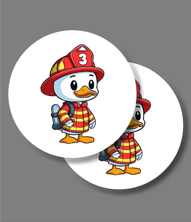 Custom Circle Vinyl Stickers 1"x1" / 100