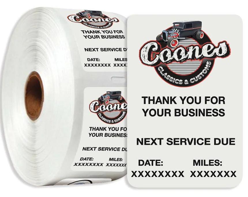 Custom Self-Adhesive Service Labels 500/Roll