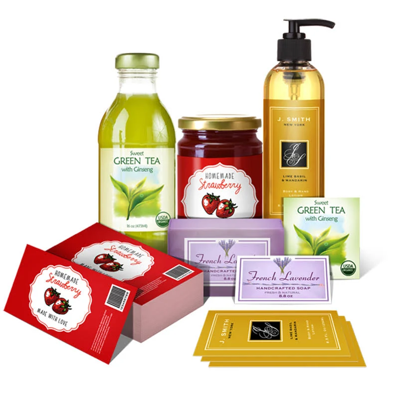 100 pcs Labels for Products - Custom Sticker Label Printing