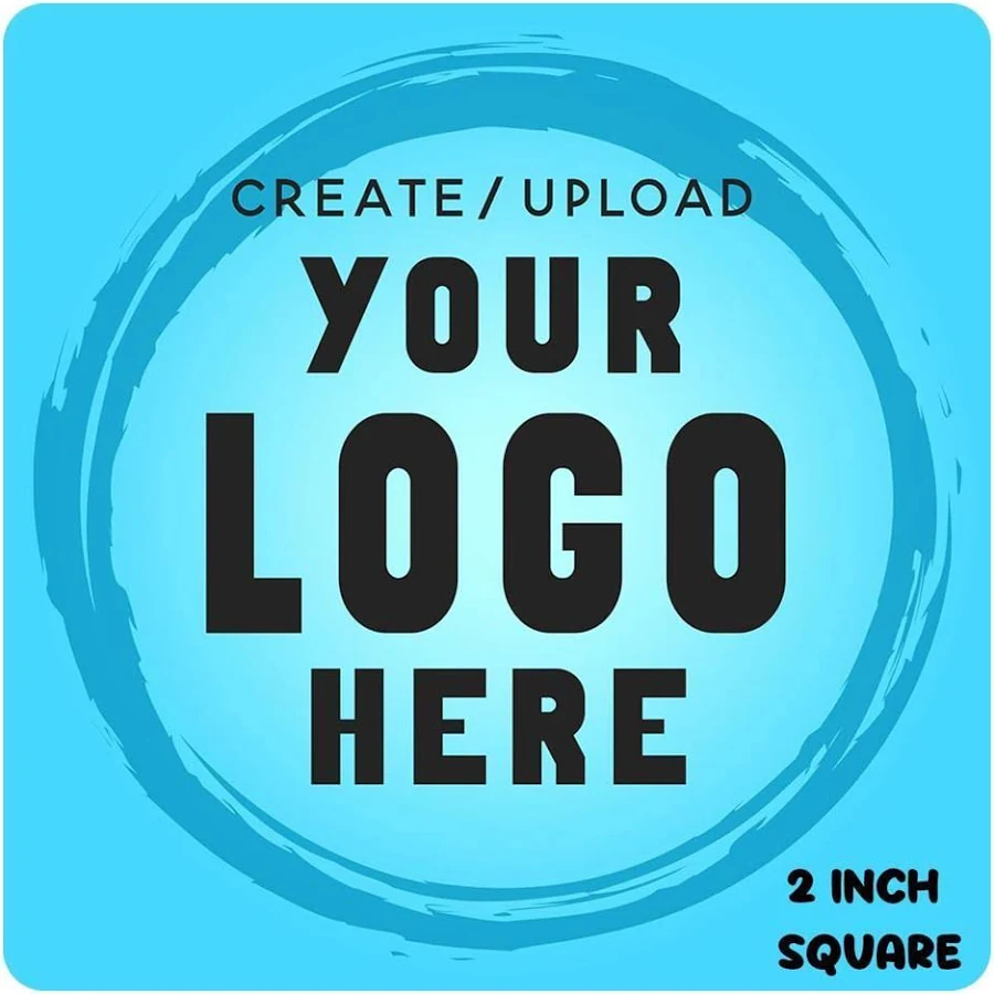 Custom Stickers Label Rolls, Build Your Own Stickers/Labels Any Design Premium Gloss BOPP Custom Sticker, Personalized Stickers for Business Logo, Cus