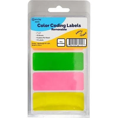 Color- Coding Removable Labels