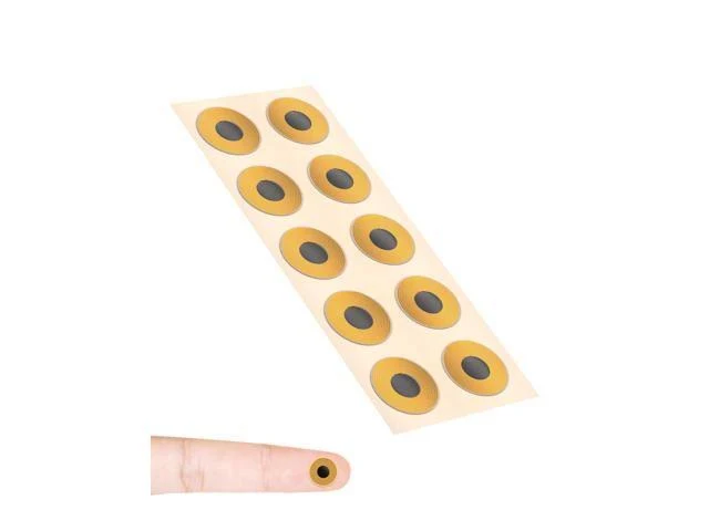 NFC Tags Sticker with NTAG215 Chip 10mm Waterproof Flexible Rewritable RFID Stickers 504 Bytes Memory Suitable for All NFC-Enabled Devices (10pcs, 10M