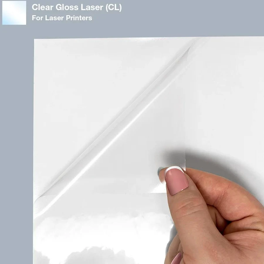 Clear Labels - durable polyester sticker material
