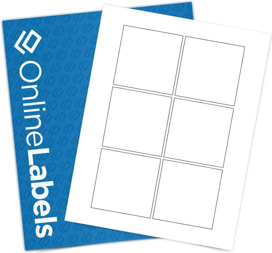 Online Labels 4 x 4 Square Labels