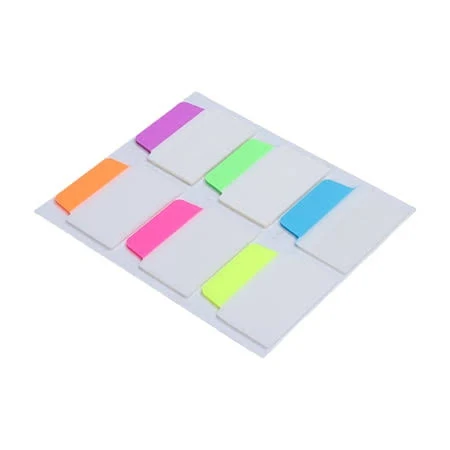120/160sheets Colored Adhesive Label Writable Label Adhesive Label Page Marker Bookmarks File Label for School, Special shaped